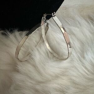 Silver Hoop Earrings